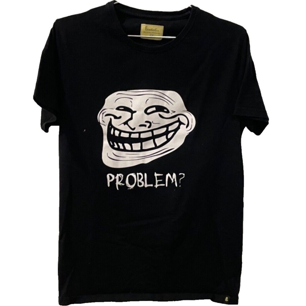Bewakoof "Problem" T-shirt;‎ Black; Size M